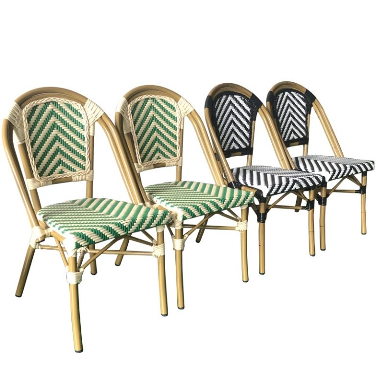 French outdoor wicker chair