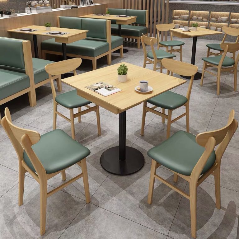 Fast food restaurant furniture, hamburger tables and chairs