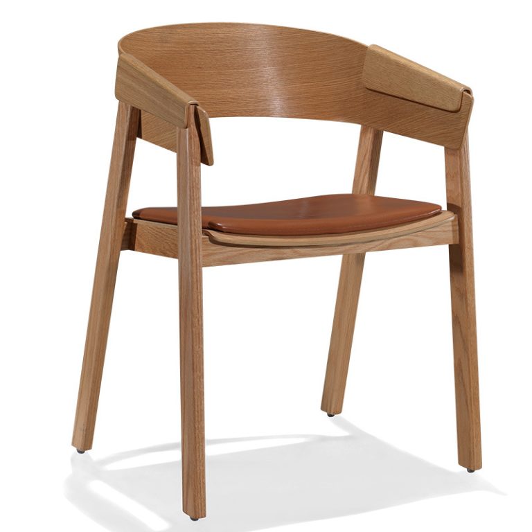 Creative curved wood designer chair