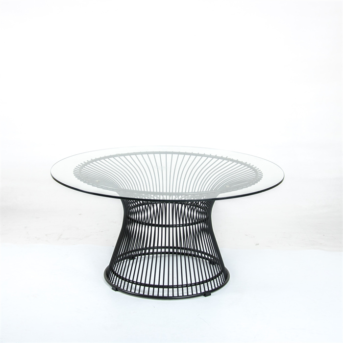 Warren Platner Steel and Glass Dining Table for Knoll